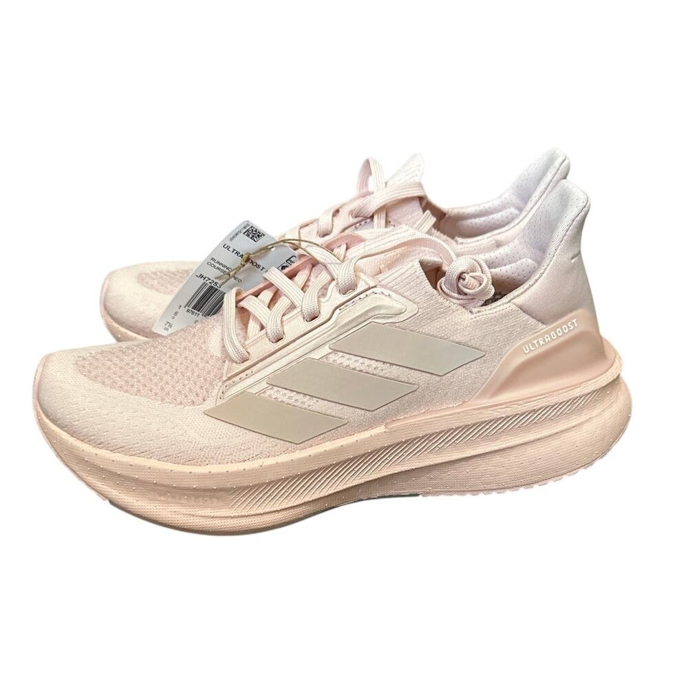 adidas Women's Ultraboost 5X Running Sneaker JH7253 Sandy Pink Size 7.5 New